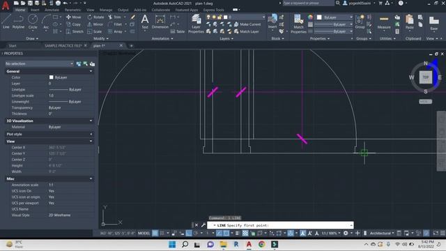 How to make plan in AutoCAD| 45'x60' House Planning in AutoCAD смотреть онлайн