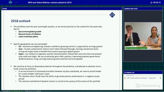 LGT Vestra Q1 2018 Advisor solutions webinar смотреть онлайн