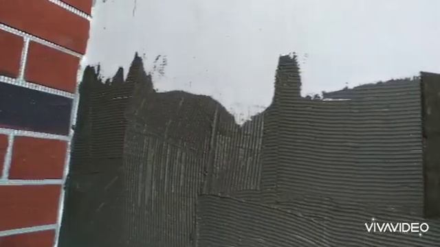 Поклейка гибкого кирпича на фасад. смотреть онлайн