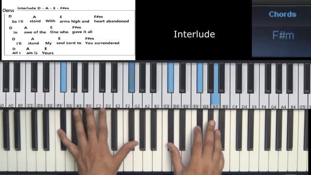 The Stand - Hillsong piano tutorial