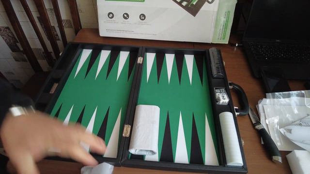 UNPACKING 🎲🎲 Silverman & Co 19' inch board ❤️🔥 | Распаковка нарды от Silverman & Co (GammonVillage смотреть онлайн