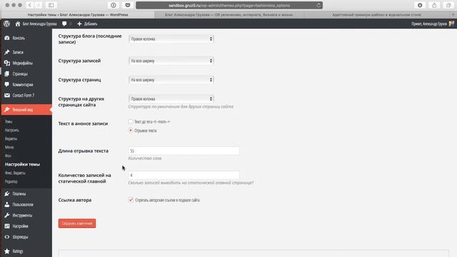 Обзор темы Fashionista для WordPress от команды wp-puzzle.com смотреть онлайн