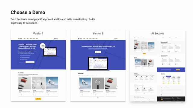 Angular Landing - Material Design Angular App Landing Page | Themeforest Templates смотреть онлайн