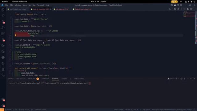 Python-бот Discord | Пишем аддон flake8 и форматируем код смотреть онлайн