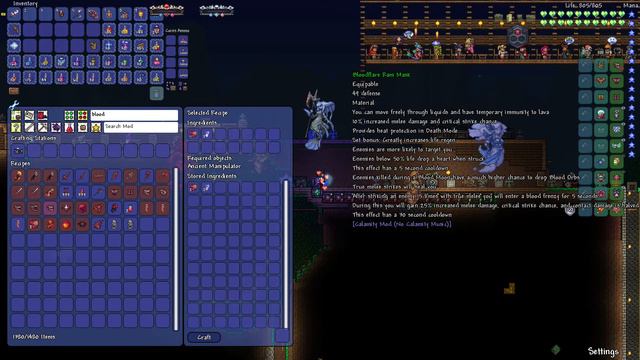 Bloodflare armor and Ceaseless Void : Eternity + Death Mode let's play #96 смотреть онлайн