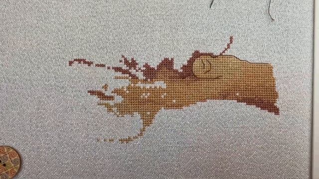Метрика-вышивка новорожденному (по авторской схеме Марии Диас «Спи, моя радость») смотреть онлайн