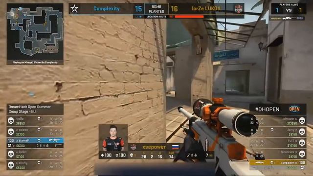 CS GO подборка моментов Xsepower 1 vs 4 смотреть онлайн