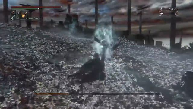 Bloodborne: Gehrman The First Hunter boss fight смотреть онлайн