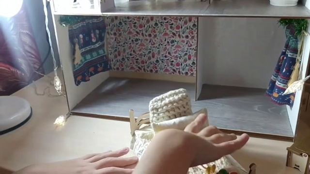 Кукольный домик. #новогодниеподелки #новогодниеукрашения #новыйгод2022