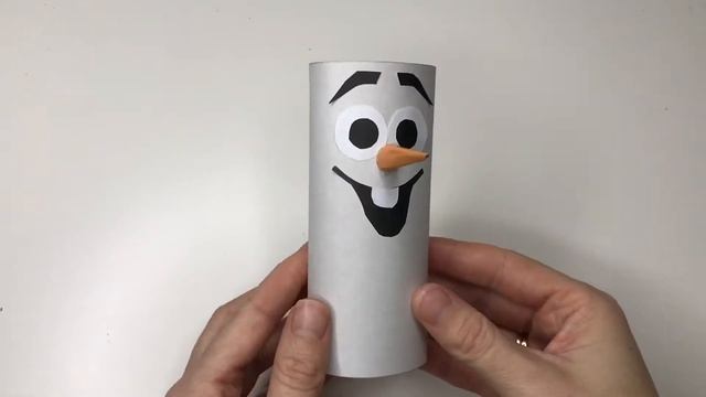 | Олаф своими руками из бумаги| Зимние поделки из бумаги|Снеговик| смотреть онлайн