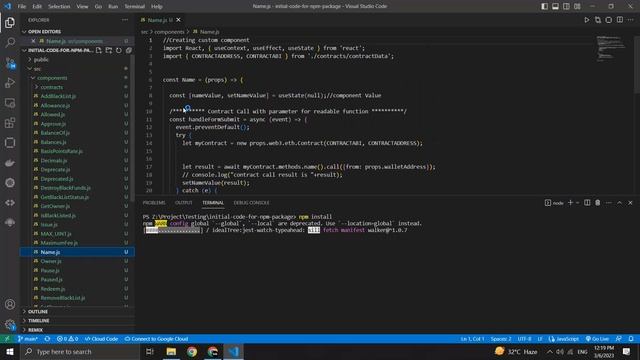 Create react components for all smart contract functions on the Ethereum network смотреть онлайн