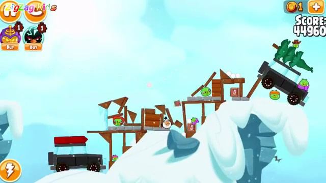 Angry Birds Seasons New Christmas Holiday Update Zigzag Kids Hd смотреть онлайн