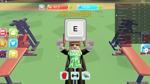 КРУТОЙ КАЧОК СДЕЛАЛ РЕБИРС 💪 СИМУЛЯТОР КАЧКА РОБЛОКС 💪 Roblox Gym Realms смотреть онлайн