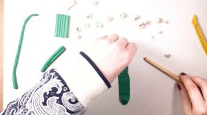 Ландыш.Подробный урок по лепке из пластилина