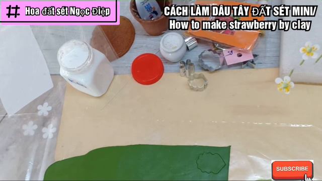 DIY/Tutorial to make strawberry clay|DIEM PHUONG CHANNEL смотреть онлайн