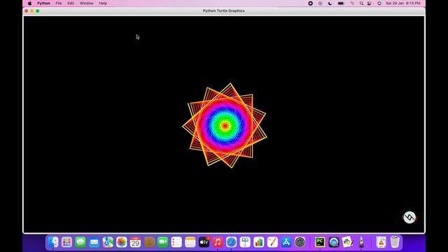 Ferris Wheel ? Turtle drawing | Python Turtle Graphics | Pycharm | Turtle смотреть онлайн
