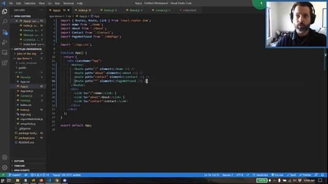 CIS658 - React Single-Page Application (+404 page) Demo смотреть онлайн
