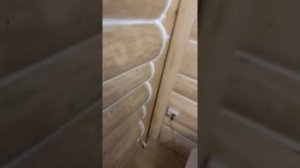 Делаем внутренний угол деревянного дома