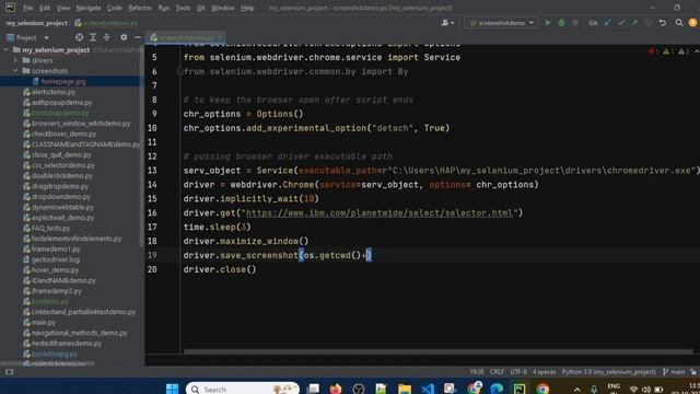 Selenium with Python Tutorial - 45: Screenshots смотреть онлайн