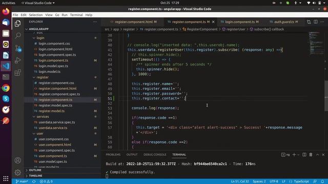 Register Form in Angular with JWT Token Request to Laravel API | Laravel Angular Tutorial | Part-4 смотреть онлайн