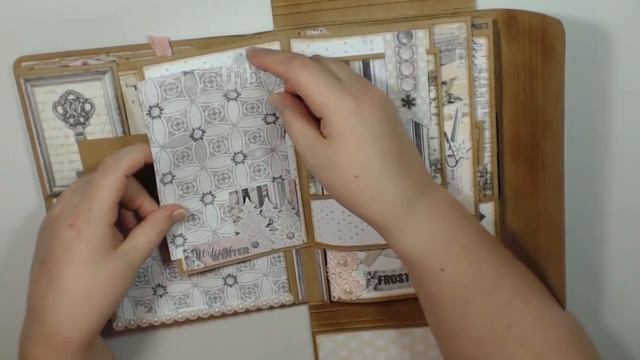 November Craftology Project - Bo Bunny Winter Wishes