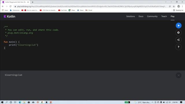 Kotlin tutorial : Kotlin Syntex смотреть онлайн