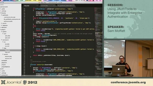 Using JAuthTools to integrate with Enterprise Authentication - Sam Moffatt смотреть онлайн