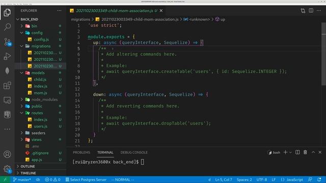 sequelize migration for association / foreign key (read description! There is an error!) смотреть онлайн