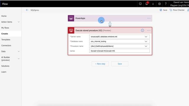 PowerApps - Pass string array to SQL Stored Procedure from PowerApps using Flow (Tutorial) смотреть онлайн