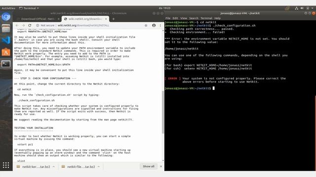 Ubuntu 18.04 - Netkit Installation смотреть онлайн