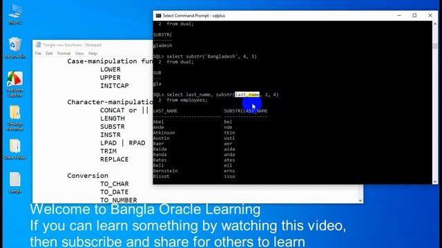 Bangla Oracle SQL Tutorial-বাংলা ওরাকল এসকিউএল টিউটোরিয়াল (Class 03) смотреть онлайн
