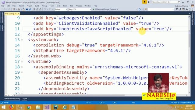 Validation in ASP.NET MVC Part 1 | ASP.NET MVC Tutorial | By Mr.Sudhakar Sharma смотреть онлайн