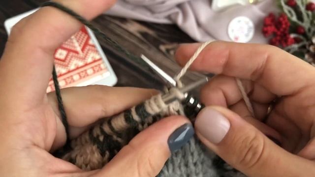 Как вязать жаккард без протяжек? / Жаккард без протяжек с двух рук смотреть онлайн