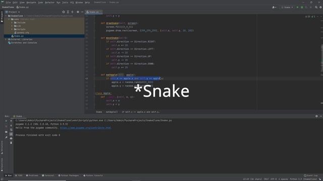 SNAKE in PYTHON Programmiert & Erklärt | ProgrammierProjekte in Python/Pygame #5 смотреть онлайн