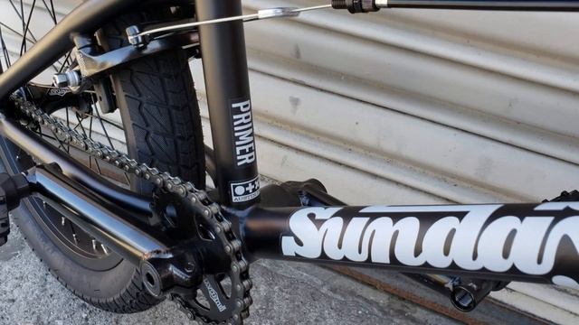 2019 SUNDAY Primer Black 16" BMX Bike Check | NEW BIKE DAY!! смотреть онлайн
