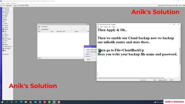 How To Take Mikrotik Cloud Backup & Restore Backup File || Latest Video || смотреть онлайн