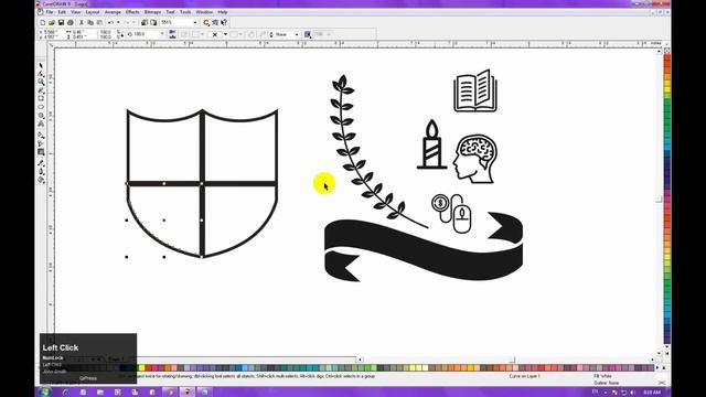 CorelDraw | Make Education Logo Design |स्कूल का लोगो by Anas Graphics - 2019 смотреть онлайн