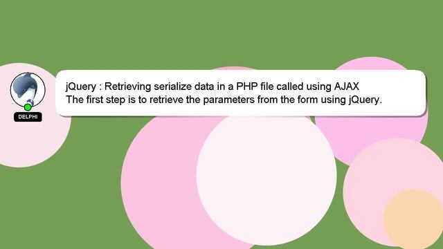 jQuery : Retrieving serialize data in a PHP file called using AJAX смотреть онлайн