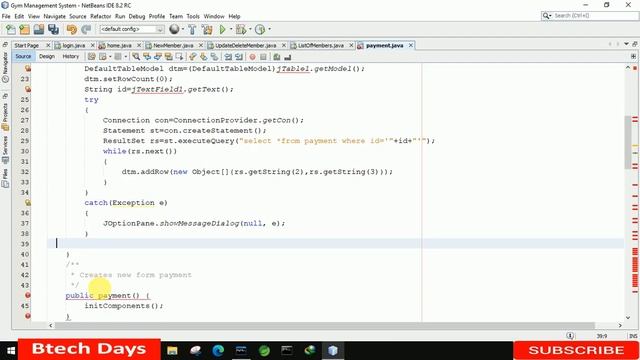6. Gym Management System in java - Payment Page (JFrame, Mysql Database, Netbeans IDE) смотреть онлайн