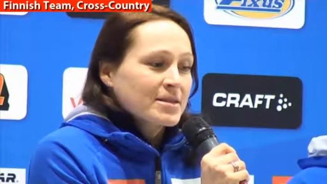 Press conference, Finnish national cross country team, part 1 смотреть онлайн