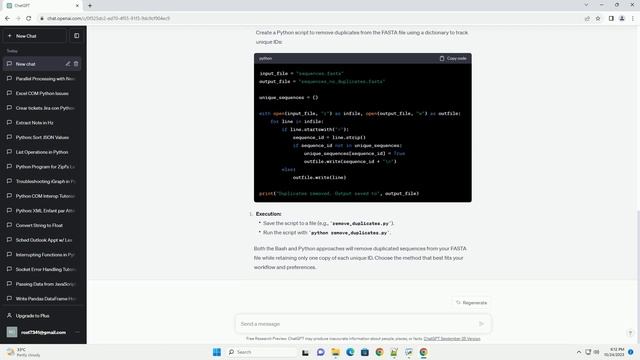 Remove duplicated sequences according to their ID names bash or python смотреть онлайн