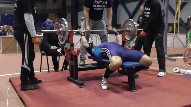 053 Mitropoulos Paris. Жим лежа 120 кг. Кубок Мира 2015 (GPA/UPC - GPA-IPO & GPA-D) смотреть онлайн