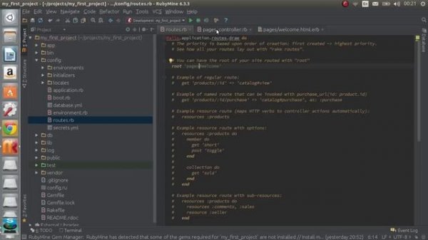 Ruby on Rails - #2 - Установка гемов, создание страниц