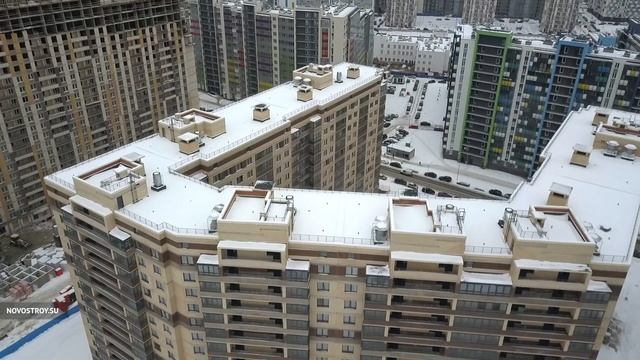 Аэросъемка ЖК «Весна-3» от 25 марта 2018 года смотреть онлайн