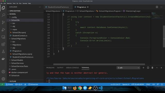 ORGANIZE YOUR EF CORE PROJECTS! смотреть онлайн