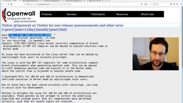 Worst case Linux Kernel eBPF vulnerability: unprivileged local user privilege escalation! смотреть онлайн