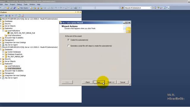 DBA - Merge Replication