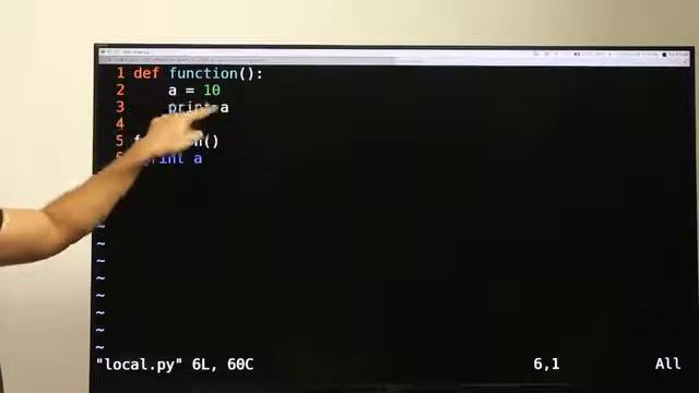4.28 Python Local Scope смотреть онлайн