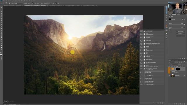 Relighting a photo with Hard Mix Blend Mode смотреть онлайн