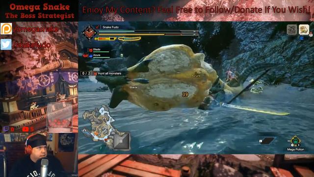 Hunting With The Girlfriend! (Snake and Azure Play: Monster Hunter Rise) смотреть онлайн